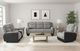 Elements International Hornet Rancho Gray Manual Glider Recliner-1