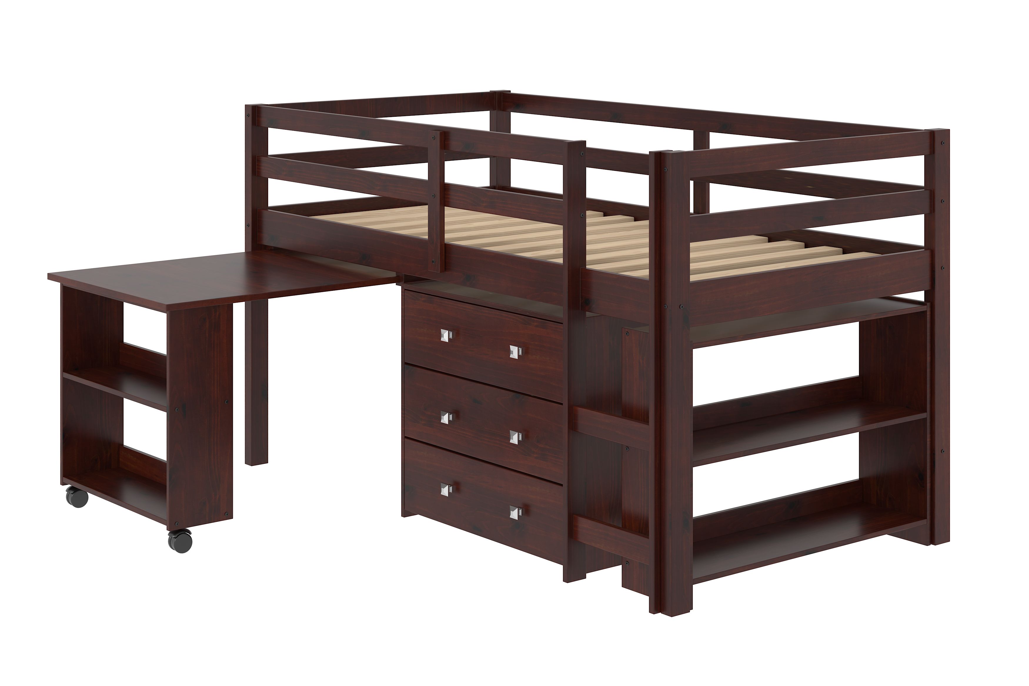 Donco Kids Twin Low Loft Bed Bob Mills Furniture