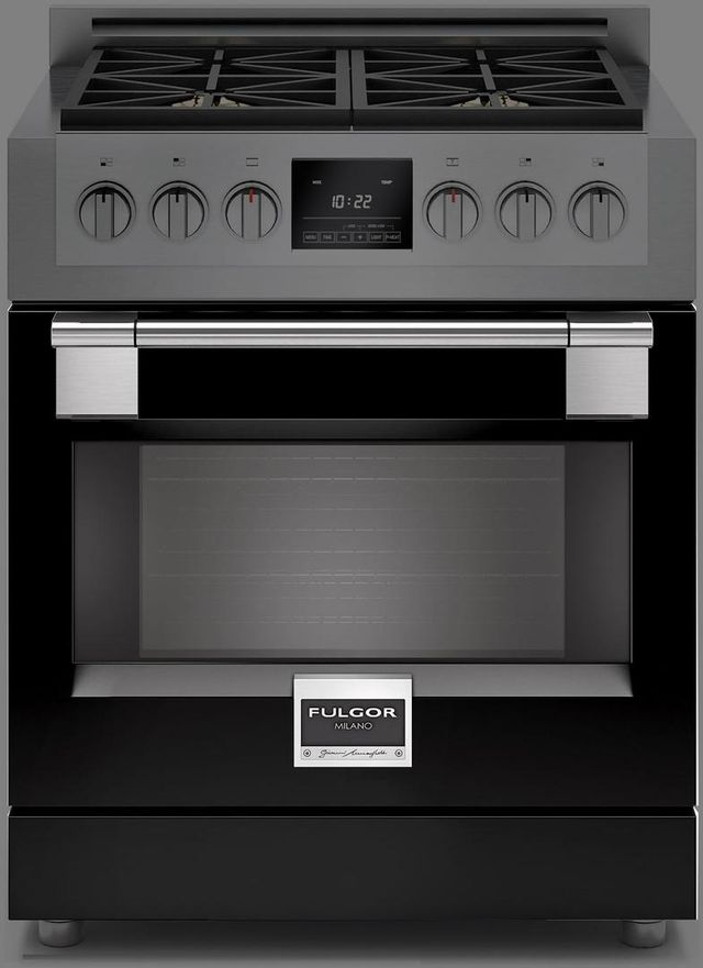 Fulgor® Milano 29.75" Glossy Black Replacement Door Kit-2