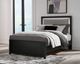 Signature Design by Ashley® Maeling Black Full Upholstered Panel Bed-1