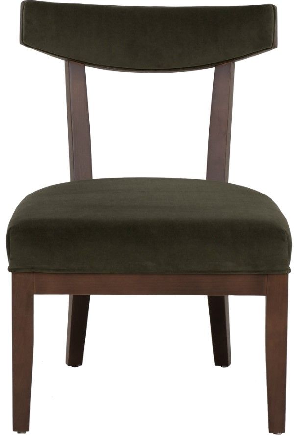 Linon AC Topher Green/Maple Side Chair-2