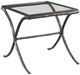 Kincaid® Milan-Acquisitions Glass Top End Table with Gray Base-0
