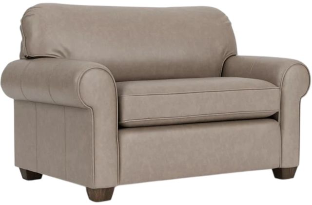 Flexsteel® Customizable Thornton Leather Twin Sleeper Chair-1
