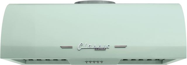 Unique® Appliances Classic Retro 24" Summer Mint Green Wall Mounted Range Hood-0