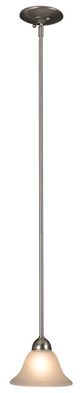 YHD Vernal Falls Satin Nickel/White 45'' Mini Pendant-2