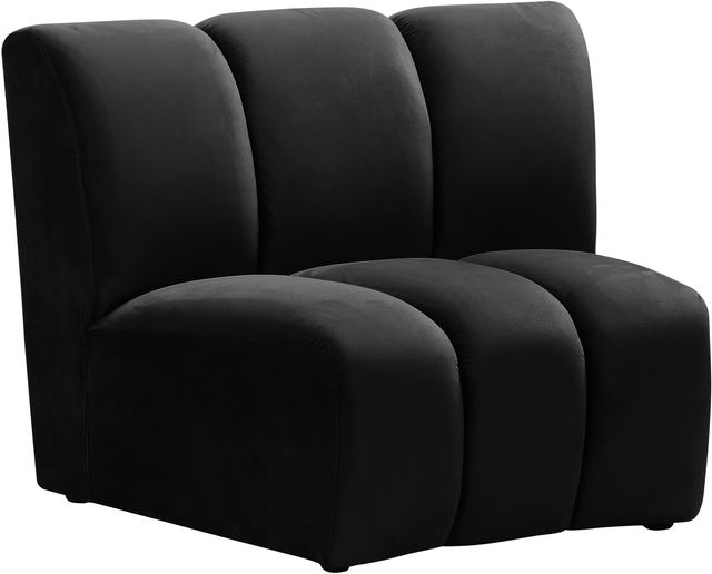 Meridian Furniture Infinity Black Velvet Modular Chair-1