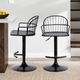 Armen Living Edward Black Bar Stool-1
