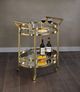ACME Furniture Lakelyn Brushed Bronze/Glass Top Serving Cart-1