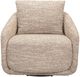Universal Explore Home™ Elio Pamela Cobblestone Upholstered Swivel Chair-2