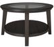 Signature Design by Ashley® Celamar Glass Top Cocktail Table with Dark Brown Base-2
