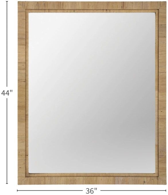 Universal Explore Home™ Escape Coastal Living Home Long Key Natural Rattan Mirror-3