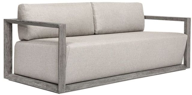 Uttermost® Remsen Dove/Weathered Gray Wooden Outdoor Sofa-0