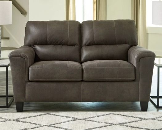 Signature Design by Ashley® Navi Smoke Loveseat-4