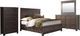 Liberty Furniture Thornwood Hills 4-Piece Rock Beaten Brown Queen 2-Sided Storage Panel Bedroom Set with Chest-0