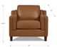 Hydeline® Bella Cognac Brown Chair-1