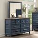 Furniture of America® Pinetop Blue/Dark Brown Dresser-1
