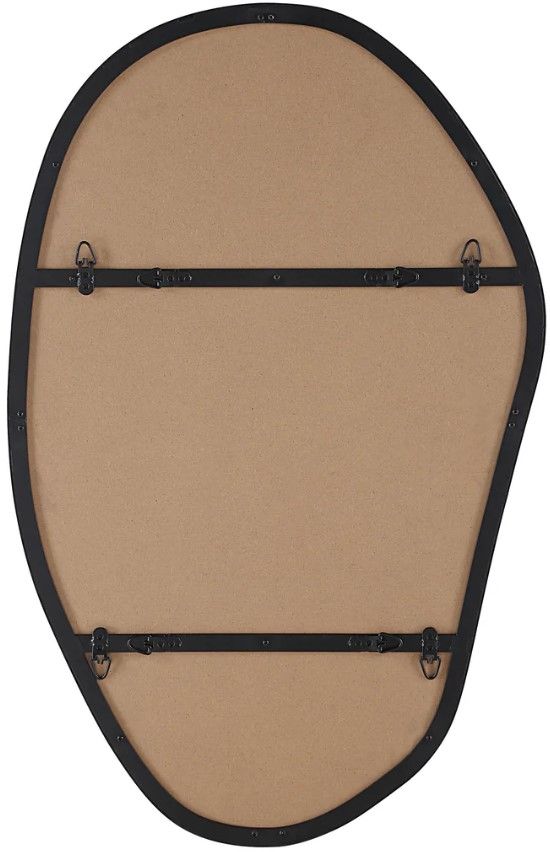 Renwil® Gela Matte Black Accent Mirror-3