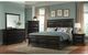 Elements International Calloway Traditional Black King Bed-1