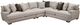 Franklin™ Hannigan 4-Piece Hannigan Dusk L-Shape Sectional-0