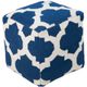 Surya Frontier Dark Blue/Cream Ottoman-0