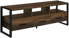 Coaster® James Dark Pine 3-Drawer 60" TV Stand