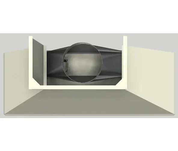 Vent-A-Hood® 66" Biscuit Wall Hood-1