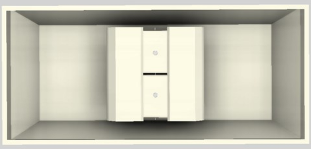 Vent-A-Hood® Designer Series 66" Biscuit Island Range Hood-2