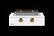 Caliber™ Rockwell 36" 2-Burner Matte White Built-In Natural Gas Grill with Brass Hardware-0