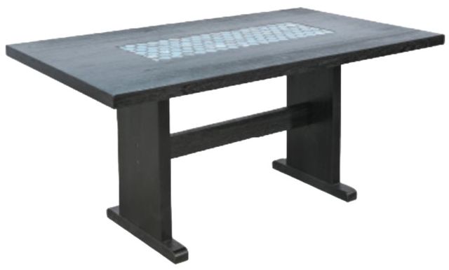 Sunny Designs™ Geovanni Umber Dining Table with Tile Top Insert
