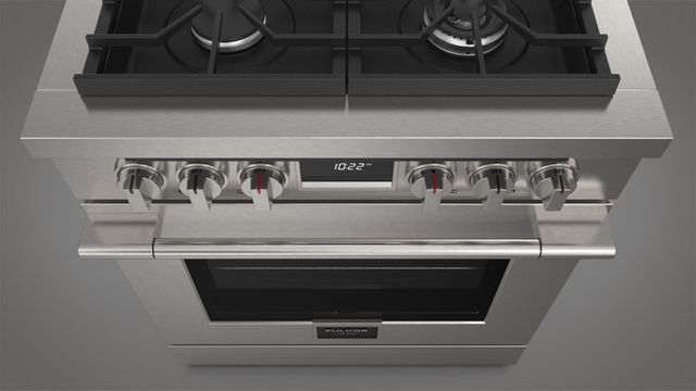 Fulgor Milano® Accento 400 Series 30" Stainless Steel Pro Style Dual Fuel Range-2