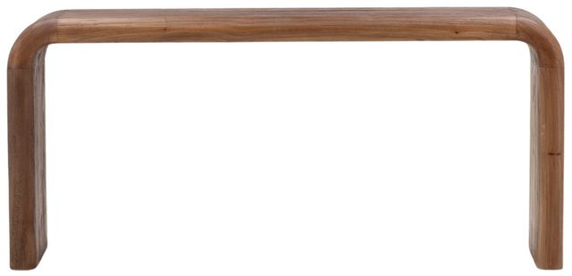 Dovetail Furniture Wynne Medium Brown Console Table-1