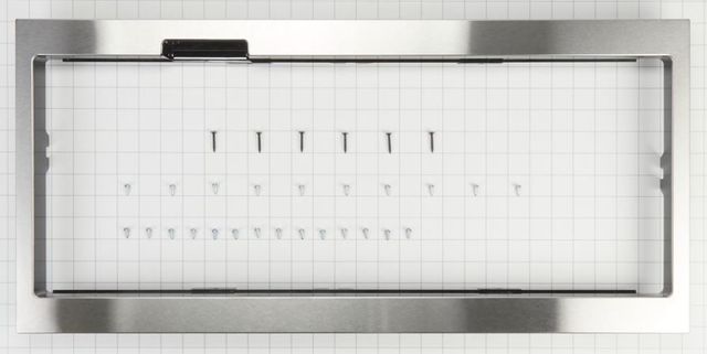 Whirlpool® Stainless Steel Built In Low Profile Microwave Slim Trim Kit-2