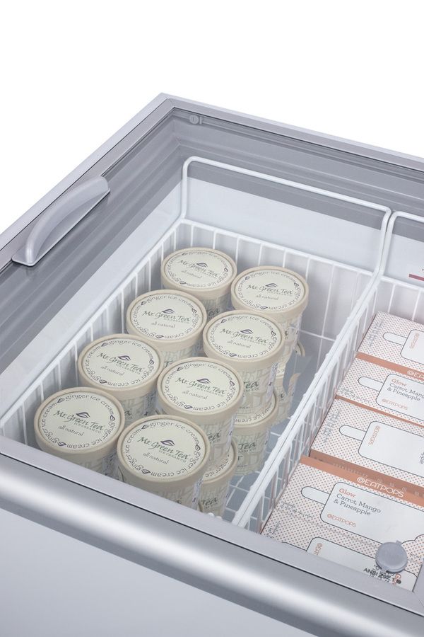 Summit® Commercial 60"® 17.8 Cu. Ft. White Chest Freezer-2
