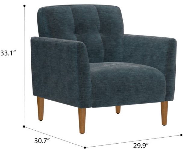 Emerald Home Jonah Blue Accent Chair-2