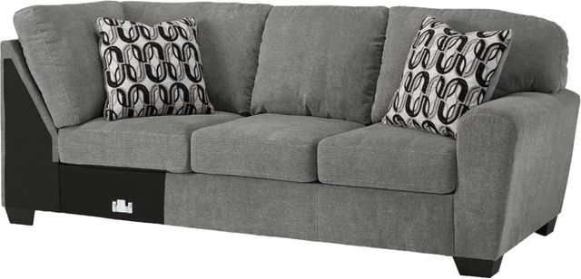 Benchcraft® Birkdale Court 3-Piece Gray Left-Arm Facing Sectional and Chaise-2