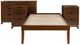 Powell® Portix 3-Piece Walnut Youth Twin Simple Bedroom Set-0