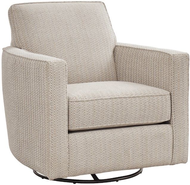 Fusion Furniture Wowza Sirena Mineral Swivel Glider Chair-0