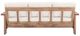 International Furniture Direct Duna Lacquer Brown/Pearl Upholstered Sofa-4