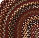 Capel Rugs Gramercy Cinnabar 36" x 6 Oval Rug-1