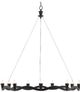 Currey & Company Serpentina Antique Black Chandelier-0