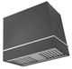 AGA Loge 36" Slate Wall Mounted Range Hood with Polished Brass Trim-0