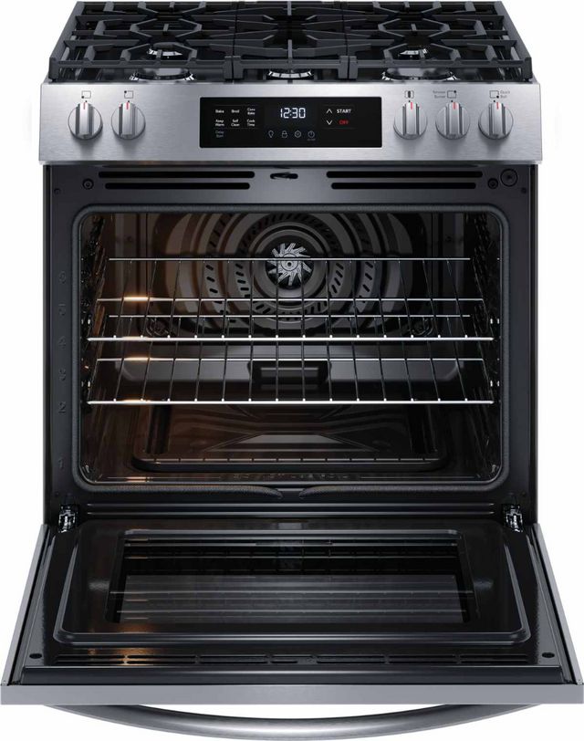 Frigidaire® 30" Stainless Steel Slide In Gas Range-1