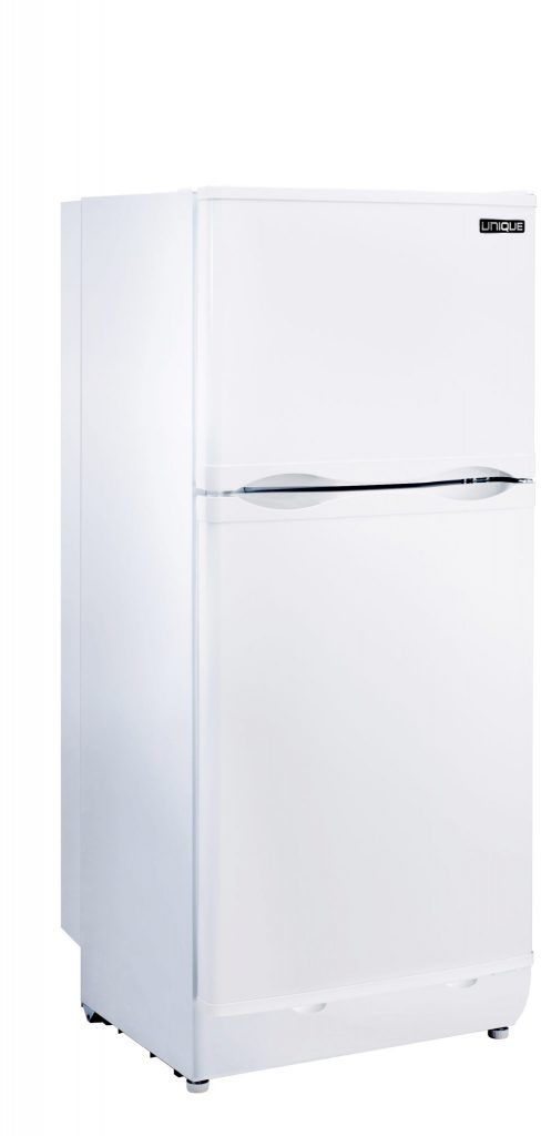 Unique® Appliances 6.4 Cu. Ft. White Counter Depth Freestanding Liquid Propane Top Freezer Refrigerator-2