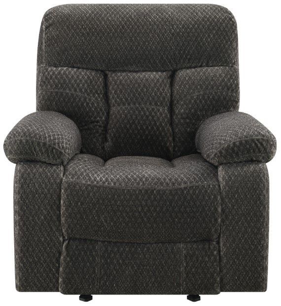 New Classic® Home Furnishings Bravo Charcoal Power Glider Recliner-1