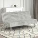 Furniture of America® Hinwil Light Gray Futon Sleeper Sofa-1