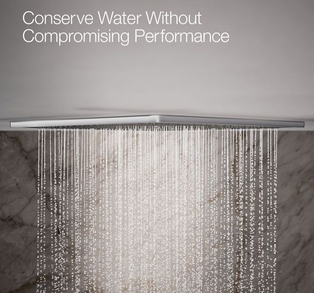 KOHLER® Real Rain® Thunder Gray 1.75 GPM 19" 2-Function Overhead Shower Panel-4