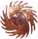 A & B Home Bronze Zipping Mirror-0