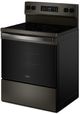 Whirlpool® 30" Black Stainless Steel Freestanding Electric Range with Air Cooking Technology-4