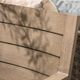Sunset West Laguna Driftwood Aluminum Outdoor Dining Arm Chair with Canvas Flax Cushion-5