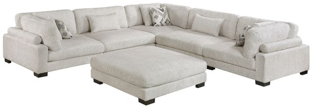 Homelegance® Tinley 6-Piece Beige Modular Sectional with Ottoman-0